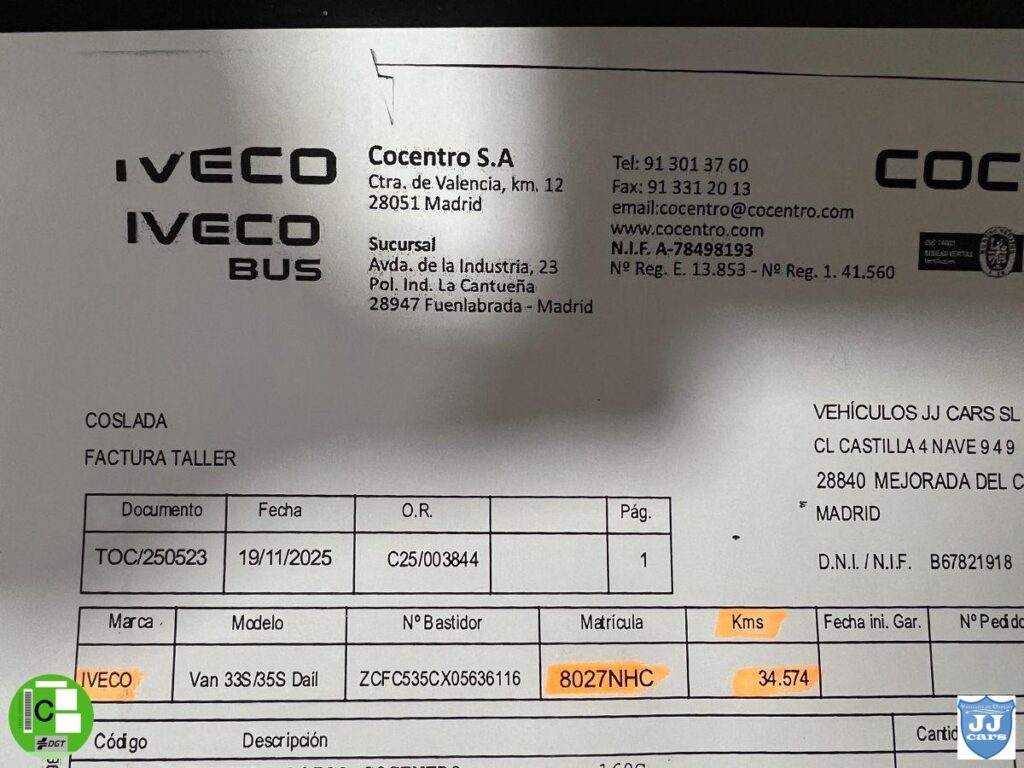 IVECO Daily 3.0D 176CV 35S 18H A8 V 4100H2 16 M3