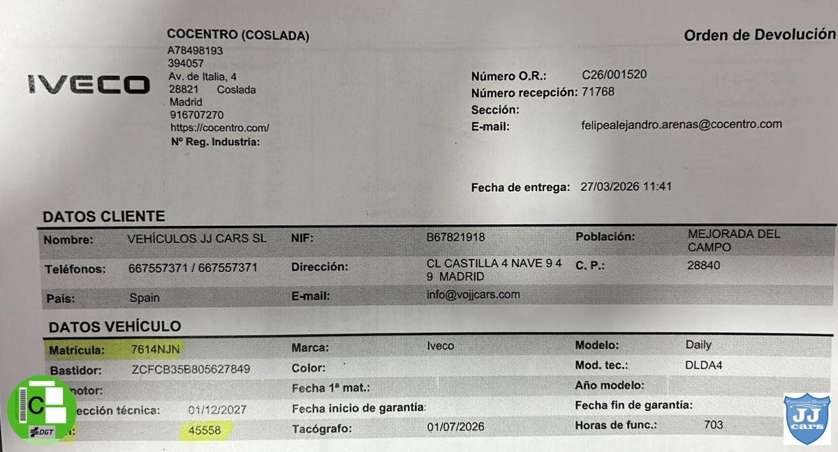 IVECO Daily 2.3 TD 35S 16 A8 V 4100H2 16 M3